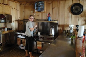 glamping kitchen