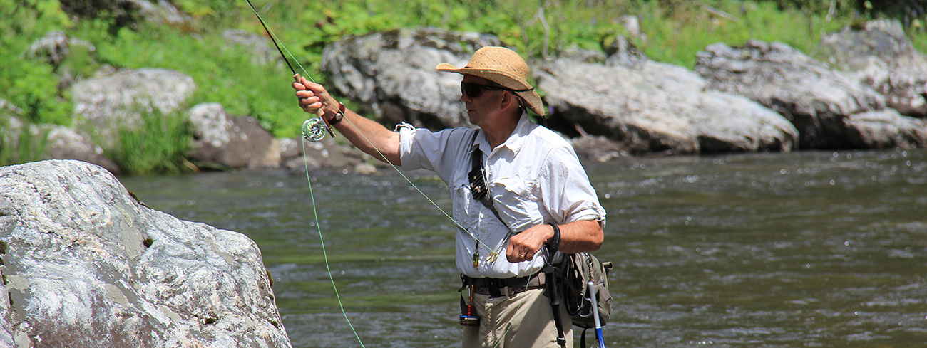 fly fishing on the selway river in idaho wilderness